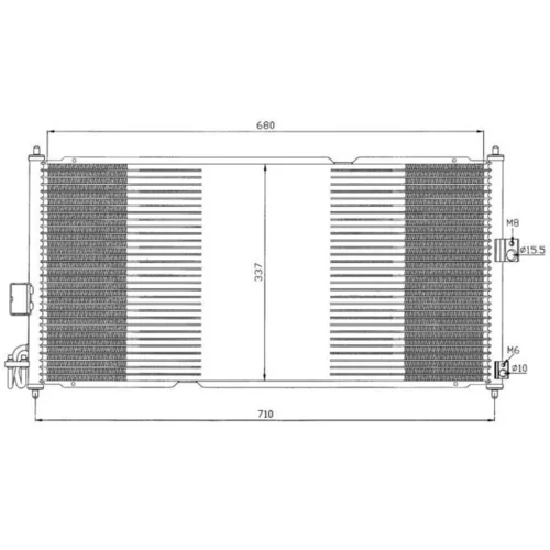 Kondenzátor klimatizácie WAECO 8880400274 - obr. 1