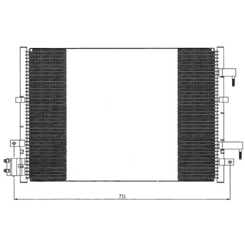 Kondenzátor klimatizácie WAECO 8880400341 - obr. 1