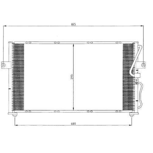 Kondenzátor klimatizácie WAECO 8880400346 - obr. 1