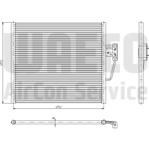 Kondenzátor klimatizácie WAECO 8880400062 - obr. 1
