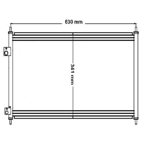 Kondenzátor klimatizácie WAECO 8880400393 - obr. 1