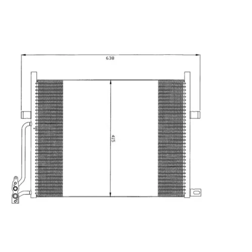 Kondenzátor klimatizácie WAECO 8880400330 - obr. 1