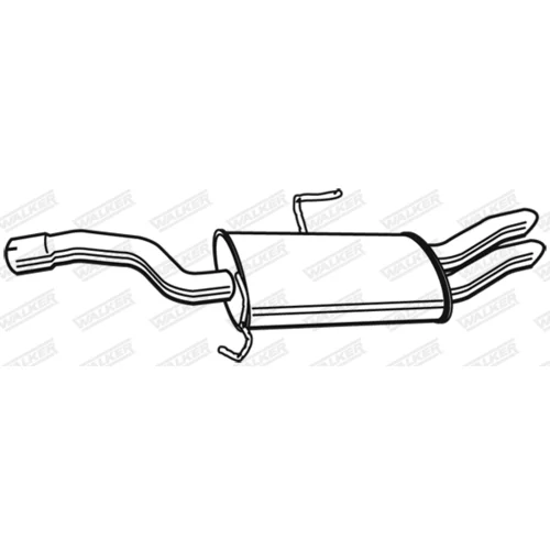 Koncový tlmič výfuku 22286 /WALKER/ - obr. 8