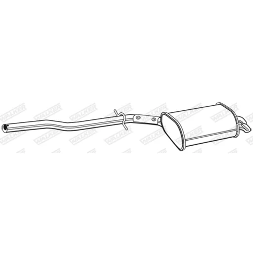 Koncový tlmič výfuku 25095 /WALKER/ - obr. 8
