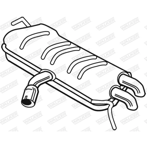 Koncový tlmič výfuku WALKER 25125 - obr. 4