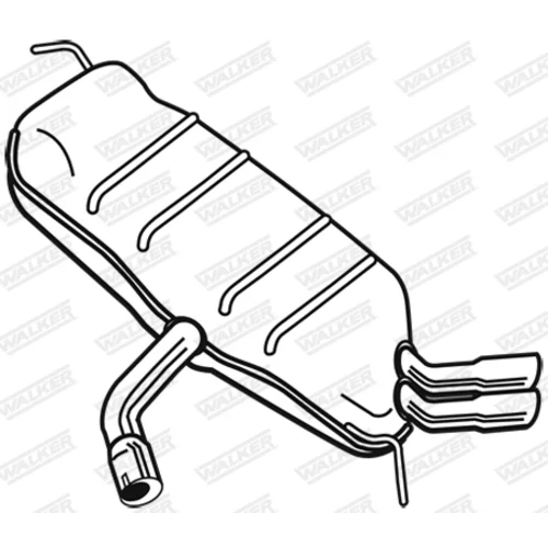 Koncový tlmič výfuku WALKER 25087 - obr. 8