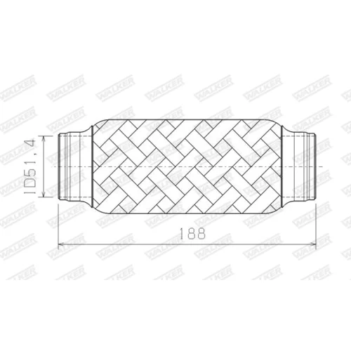 Vlnovec výfukového potrubia WALKER 05320 - obr. 11