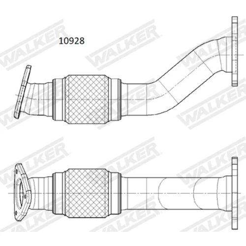 Výfukové potrubie WALKER 10928