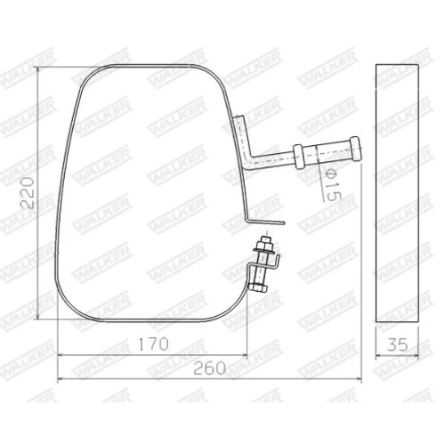 Držiak výfukového systému WALKER 80606 - obr. 8
