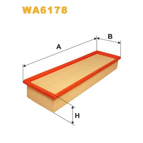 Vzduchový filter WIX FILTERS WA6178