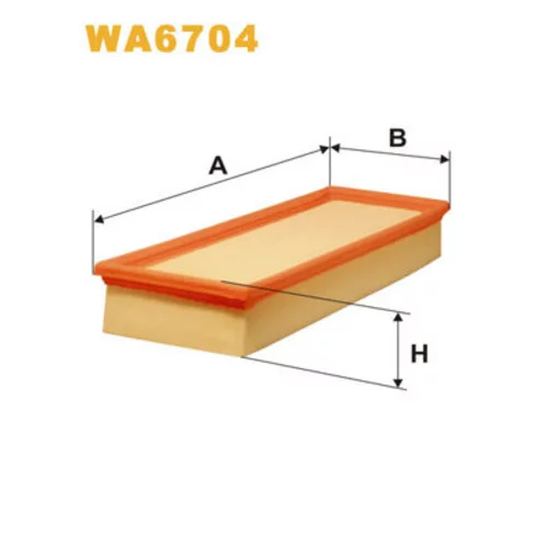 Vzduchový filter WA6704 (WIX FILTERS)