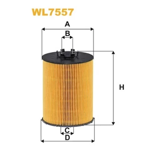 Olejový filter WIX FILTERS WL7557