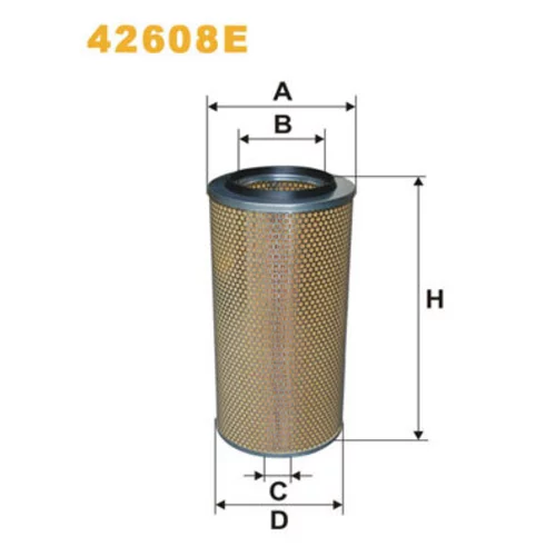 Vzduchový filter WIX FILTERS 42608E