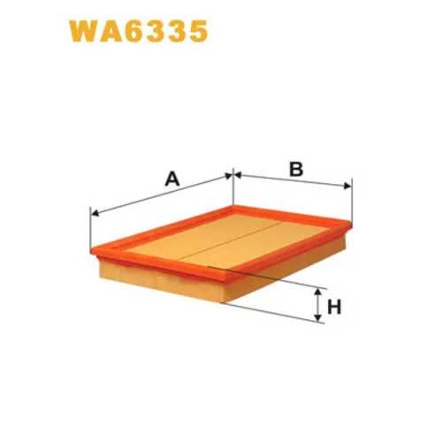 Vzduchový filter WA6335 (WIX FILTERS)