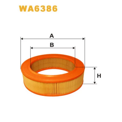 Vzduchový filter WIX FILTERS WA6386