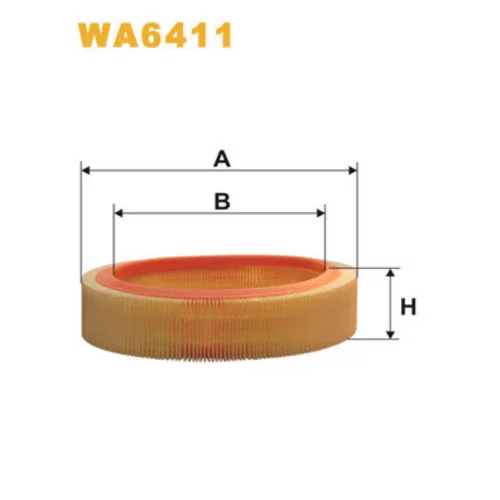 Vzduchový filter WIX FILTERS WA6411