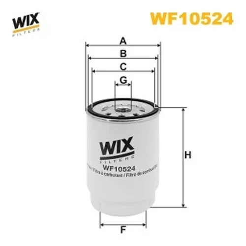 Palivový filter WIX FILTERS WF10524