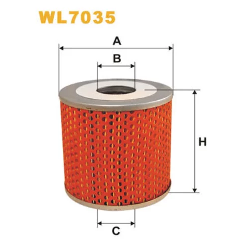 Olejový filter WIX FILTERS WL7035