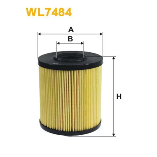 Olejový filter WIX FILTERS WL7484