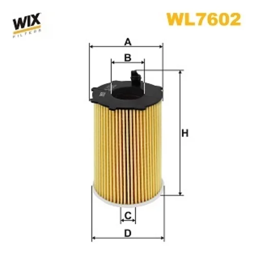 Olejový filter WIX FILTERS WL7602