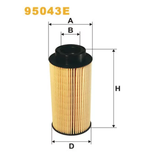 Palivový filter WIX FILTERS 95043E