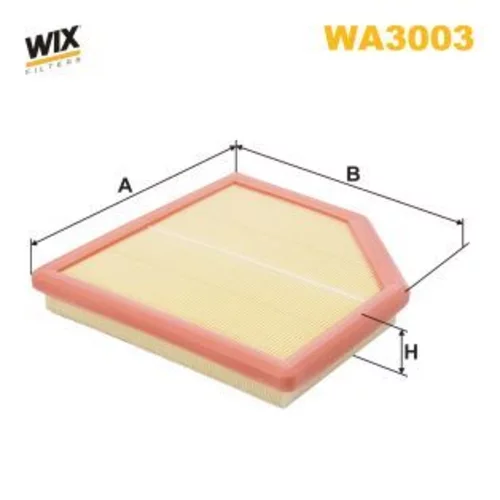 Vzduchový filter WIX FILTERS WA3003