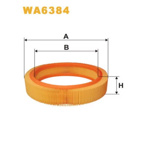 Vzduchový filter WIX FILTERS WA6384