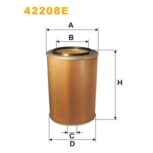 Vzduchový filter WIX FILTERS 42208E