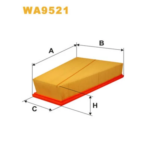 Vzduchový filter WIX FILTERS WA9521