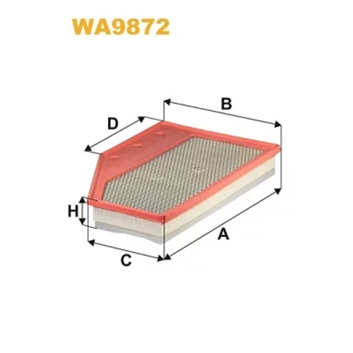 Vzduchový filter WIX FILTERS WA9872