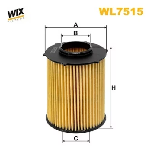 Olejový filter WIX FILTERS WL7515