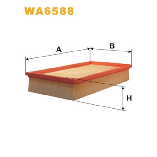 Vzduchový filter WIX FILTERS WA6588