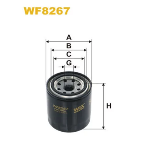 Palivový filter WIX FILTERS WF8267