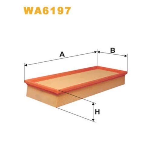 Vzduchový filter WIX FILTERS WA6197