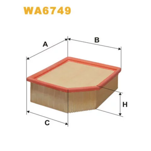 Vzduchový filter WIX FILTERS WA6749