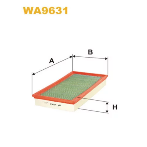 Vzduchový filter WIX FILTERS WA9631