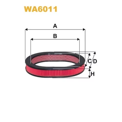 Vzduchový filter WIX FILTERS WA6011