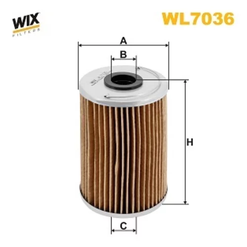 Olejový filter WIX FILTERS WL7036