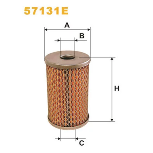 Hydraulický filter riadenia WIX FILTERS 57131E