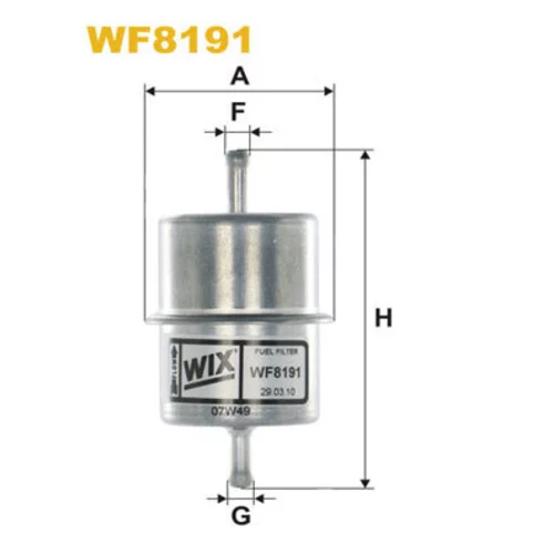 Palivový filter WIX FILTERS WF8191