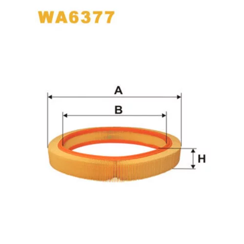 Vzduchový filter WIX FILTERS WA6377