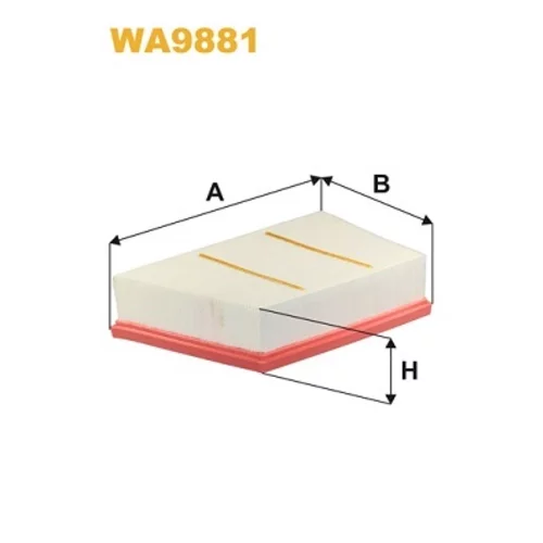 Vzduchový filter WIX FILTERS WA9881