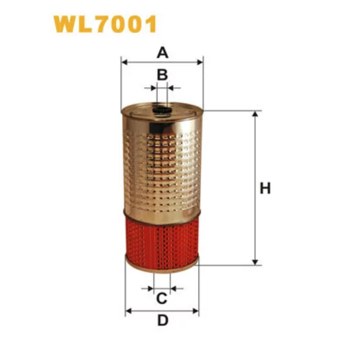 Olejový filter WIX FILTERS WL7001