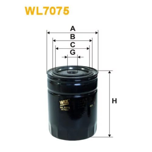 Olejový filter WIX FILTERS WL7075