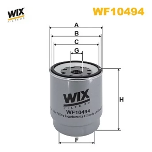 Palivový filter WIX FILTERS WF10494