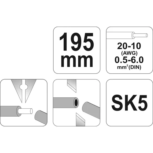 YATO Odizolovacie kliešte 195mm automatické (YATO náradie) - obr. 2
