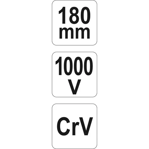 YATO Kliešte štiepacie bočné 180 mm VDE (1000V) (YATO náradie) - obr. 4