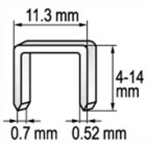 YATO Spona do zošívačky 12 x 11,2 mm 1000 ks (YATO náradie) - obr. 1
