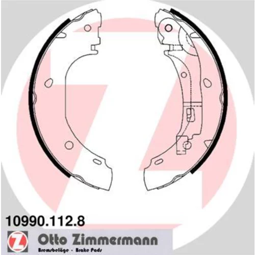 Sada brzdových čeľustí ZIMMERMANN 10990.112.8