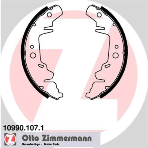 Sada brzdových čeľustí ZIMMERMANN 10990.107.1